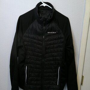 Space X company jacket puffer tech mens large rare